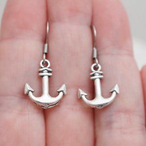 Anchor Charm Earrings